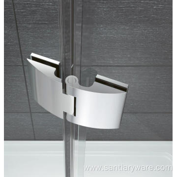 new interesting hinge style shower door